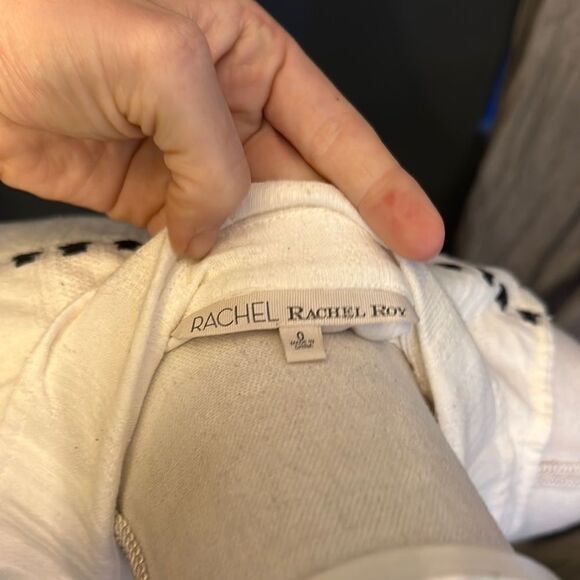 RACHEL Rachel Roy White Halter A-Line Shirt Dress - Picture 2 of 7